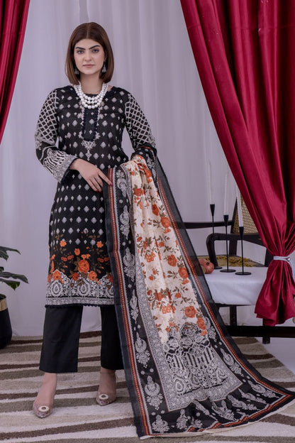 Arfa By Marooj Digital Printed Lawn 3PC