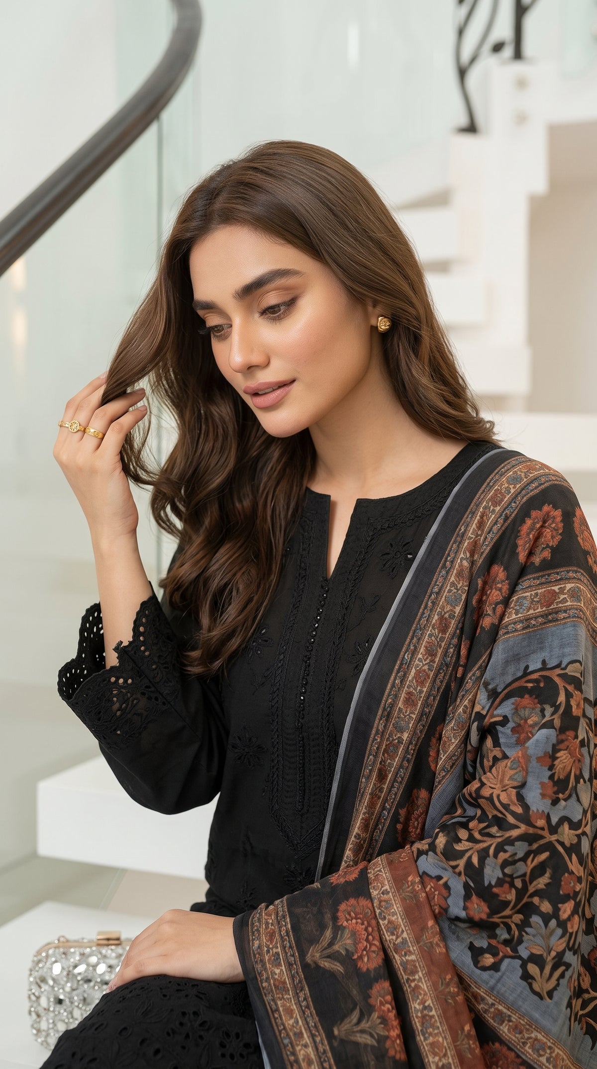 Dream Stone By Anaya Noor Full Heavy Emb Viscose 3PC