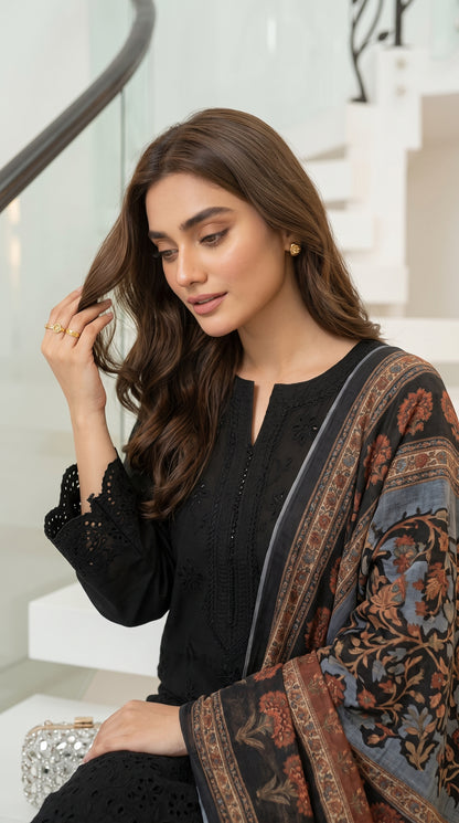 Dream Stone By Anaya Noor Full Heavy Emb Viscose 3PC