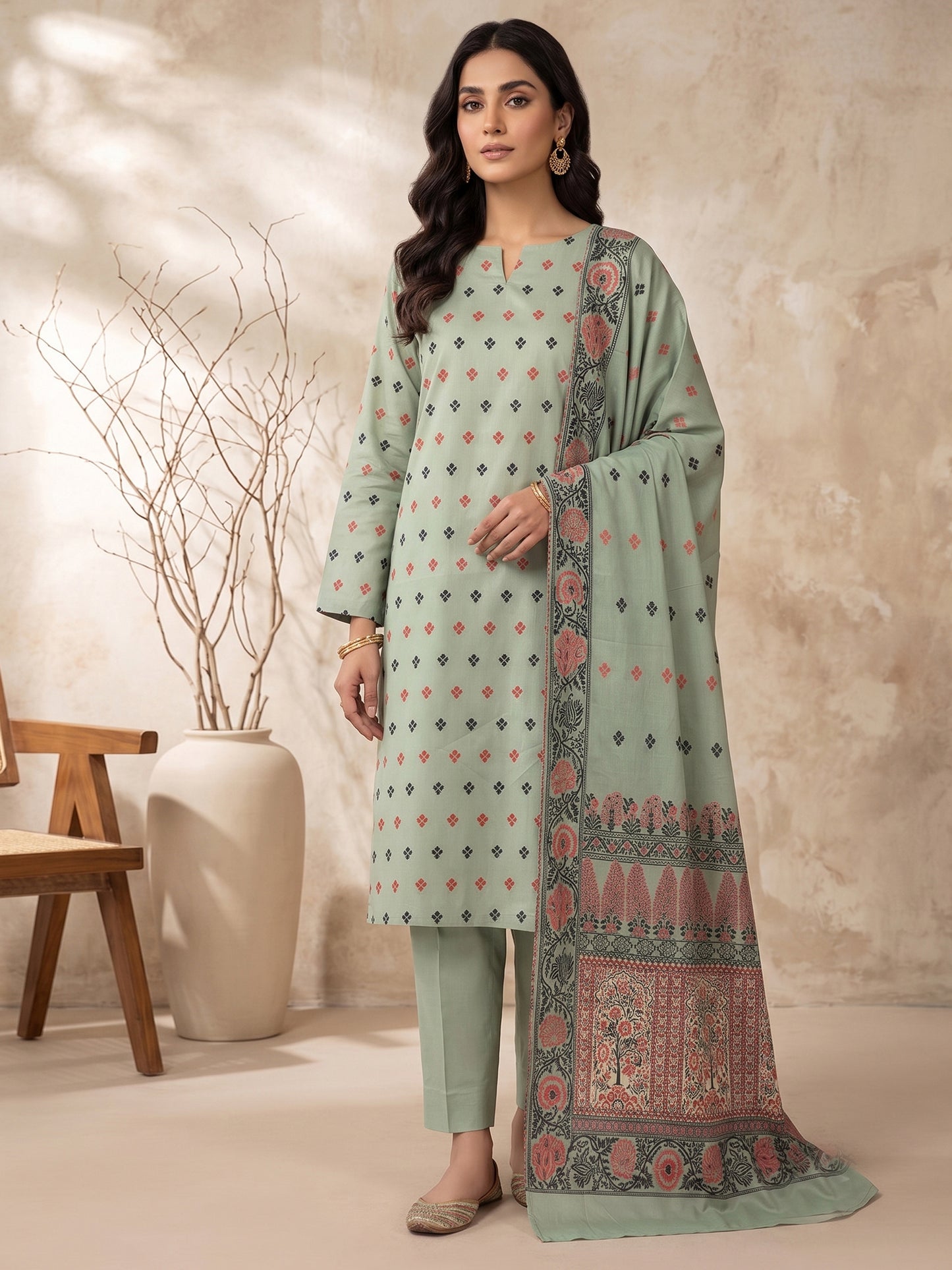 Cross Stitch Premium Printed Viscose 3PC