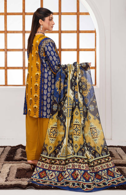 Mehar By Fiza Noor Printed Khaddar 3PC
