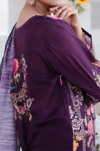 Mawra Essential Printed Khaddar 3PC