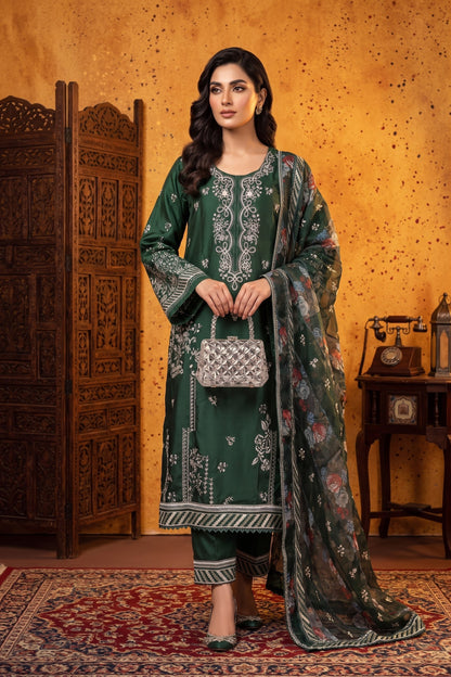 Lazer Kari By Anaya Noor Emb Viscose 3PC