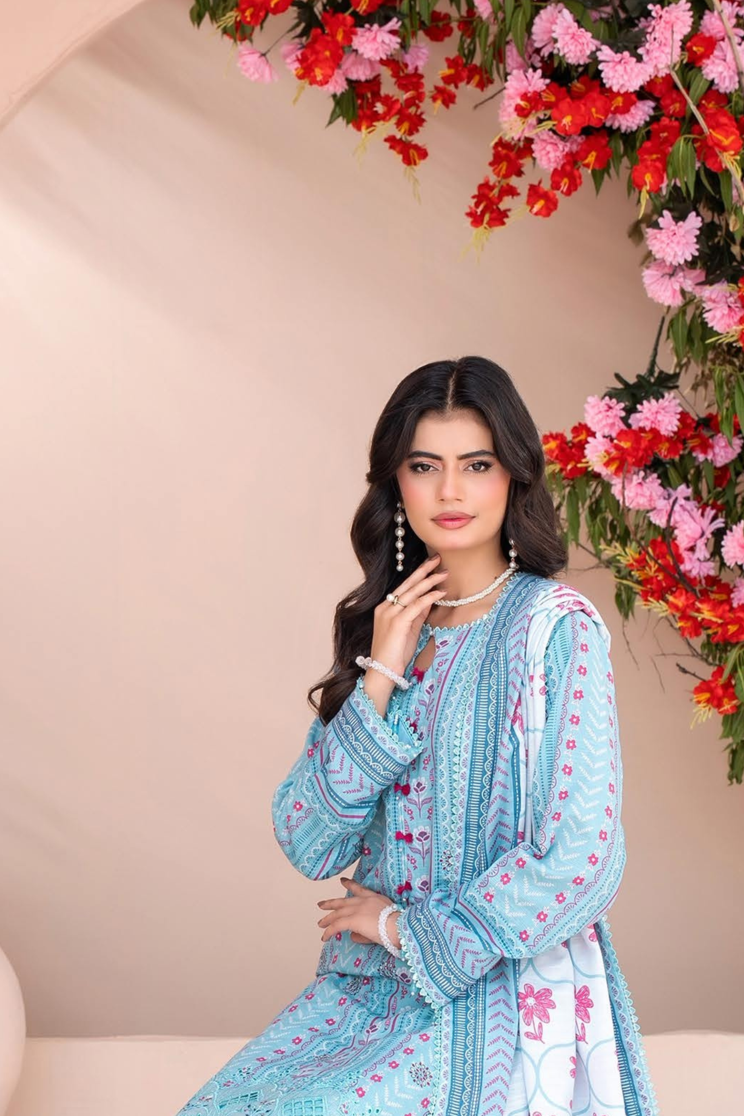 Zesh Airjet Full Embroidered Khaddar 3PC