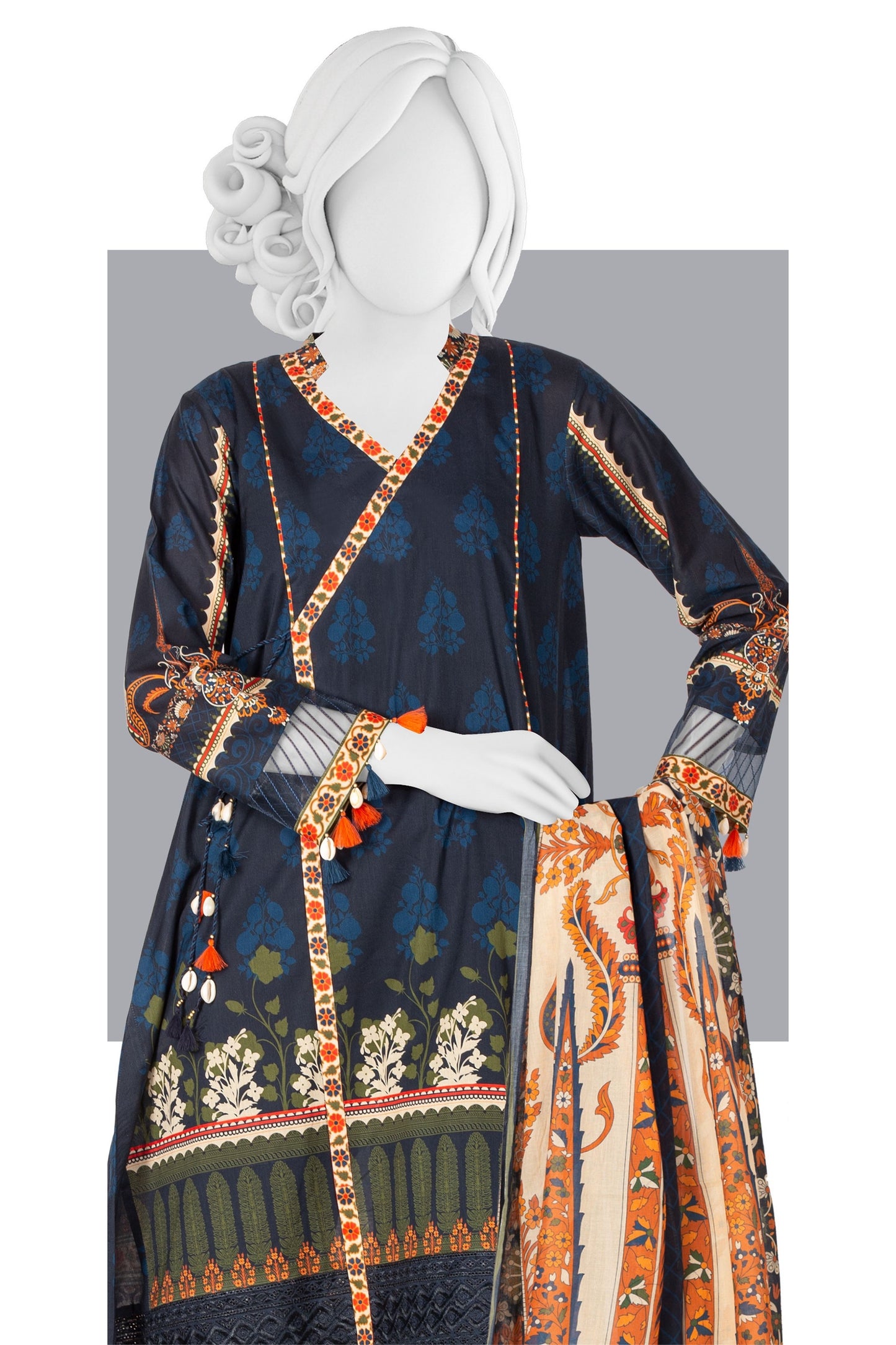 Panjnad By J. Printed Lawn 3PC