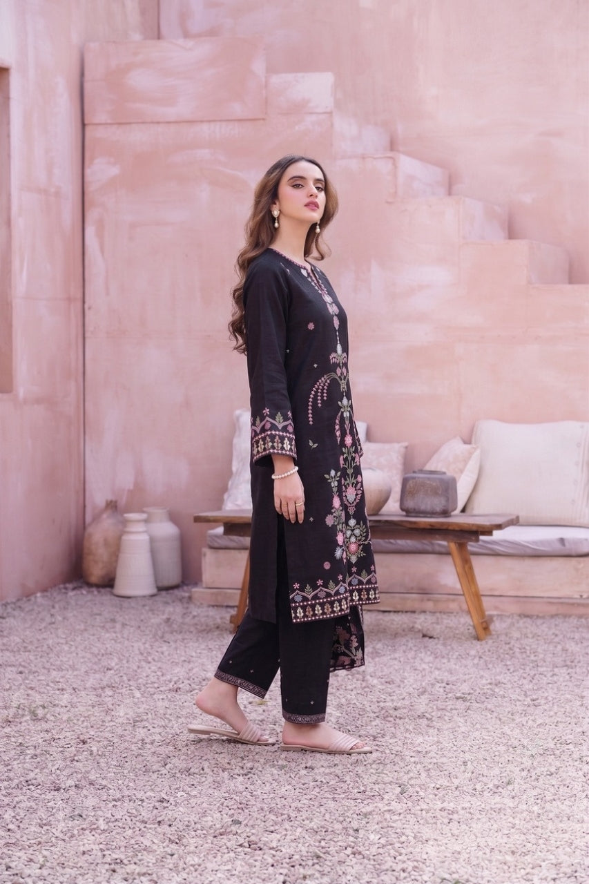 Nirvana By Shanaya Digital Printed Linen 3PC