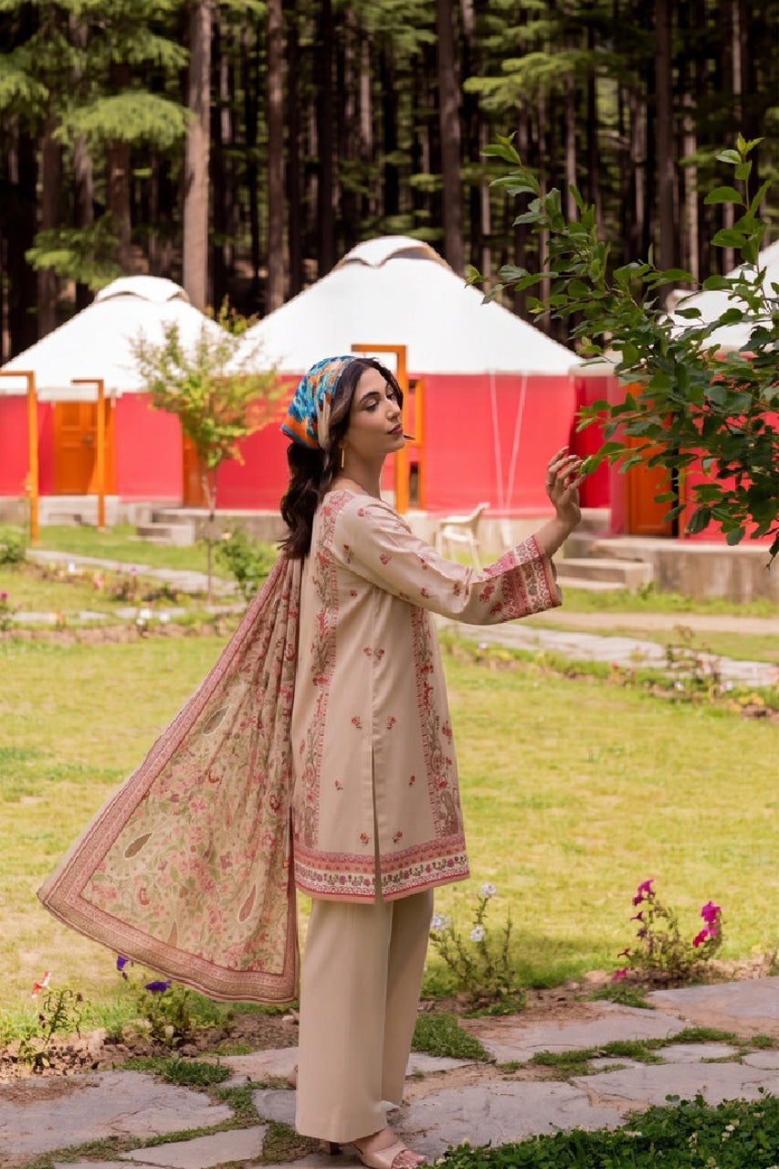 Zarish By Shanaya Digital Printed Karandi 3PC