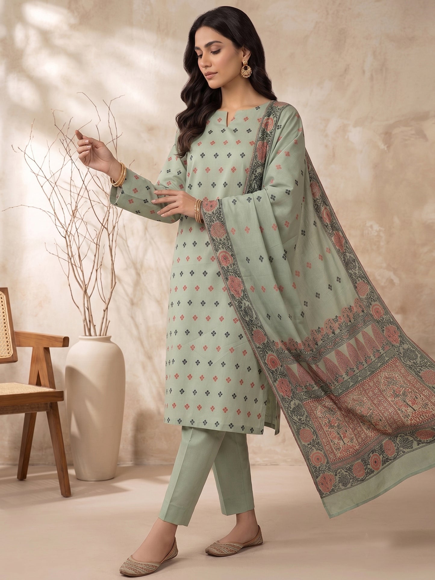 Cross Stitch Premium Printed Viscose 3PC