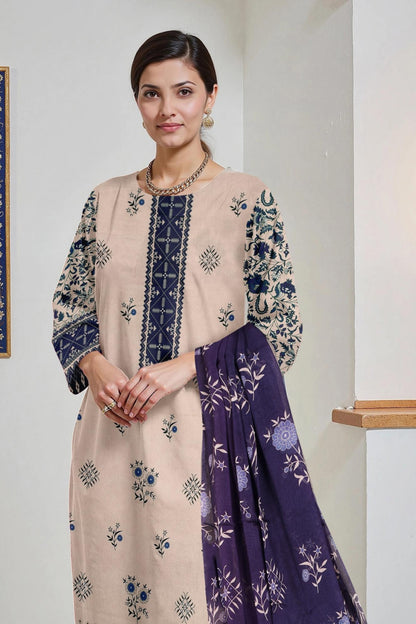 Zara Ali Digital Printed Lawn 3-PC