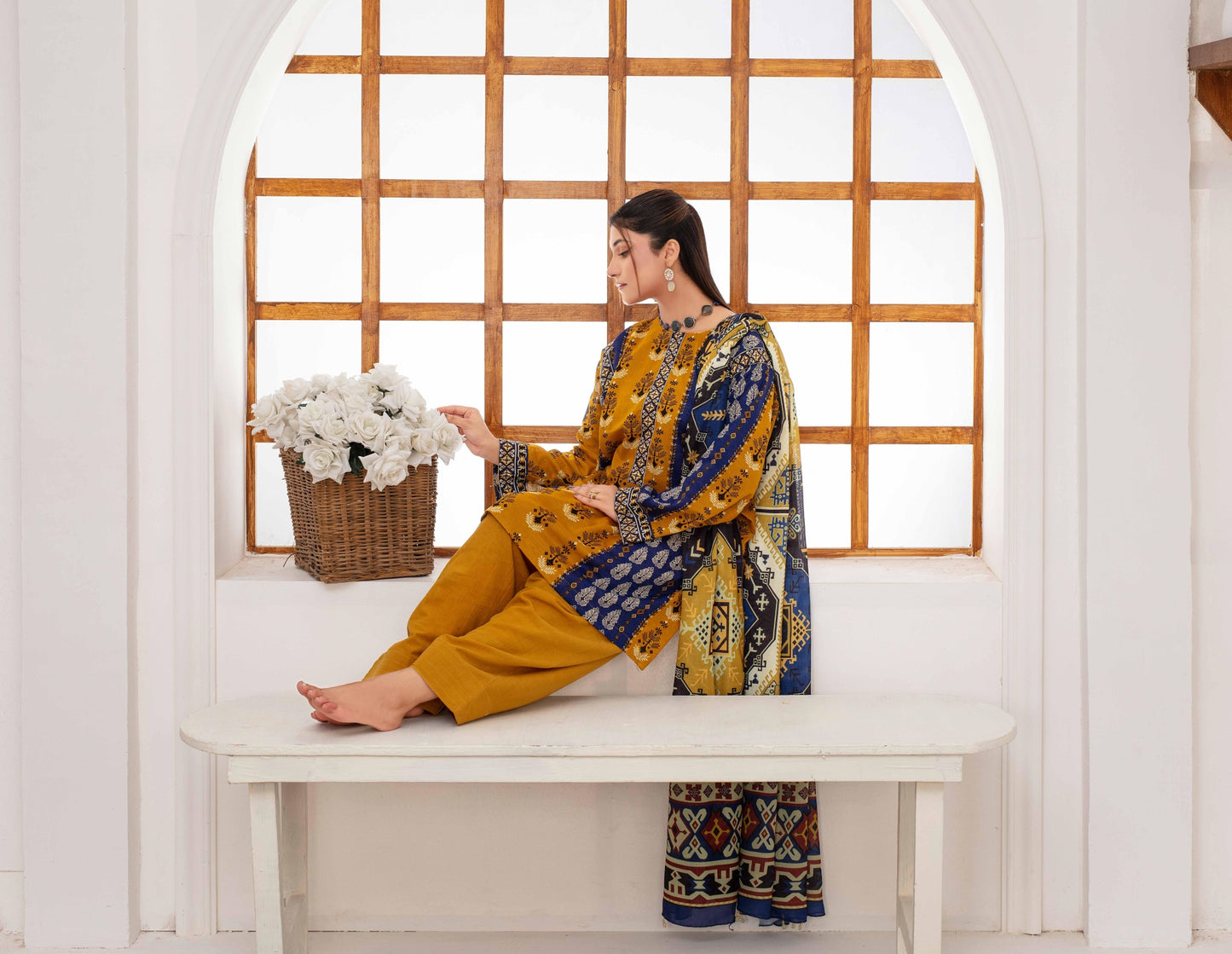 Mehar By Fiza Noor Printed Khaddar 3PC