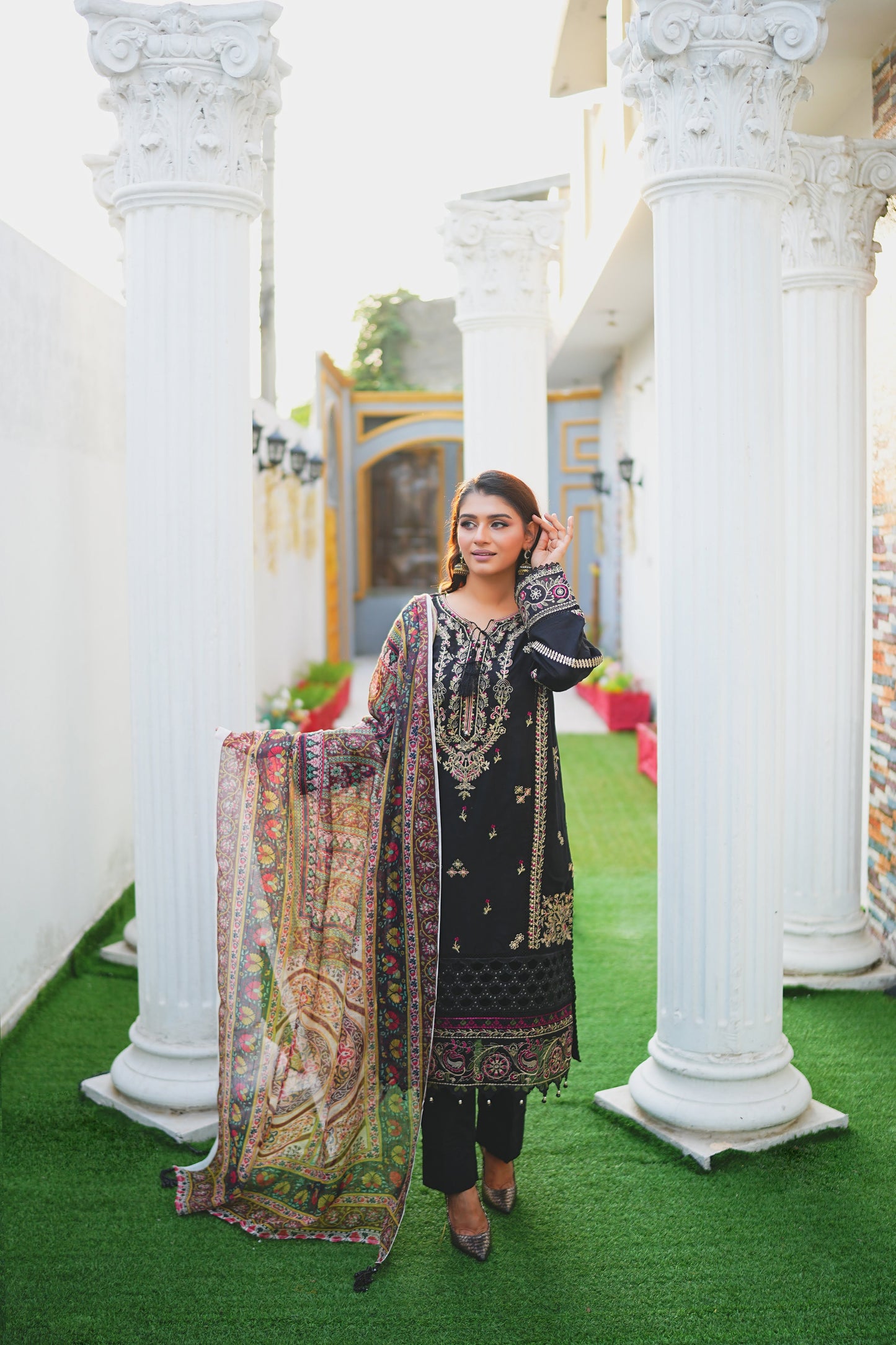 Silk & Stories Luxury Heavy Embroidered 3PC