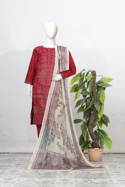 Zarqash By Anaya Noor Emb Lawn 3-PC