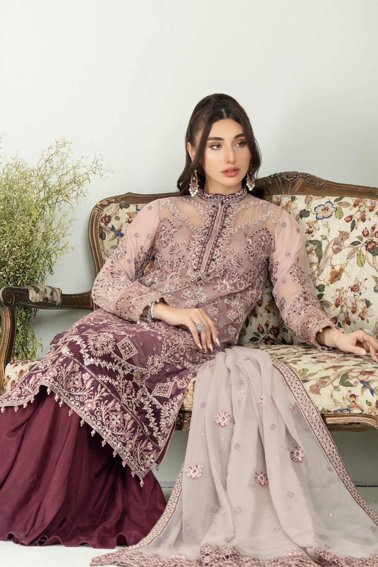 Alyana By Adan's Libas Heavy Emb Chiffone 3PC