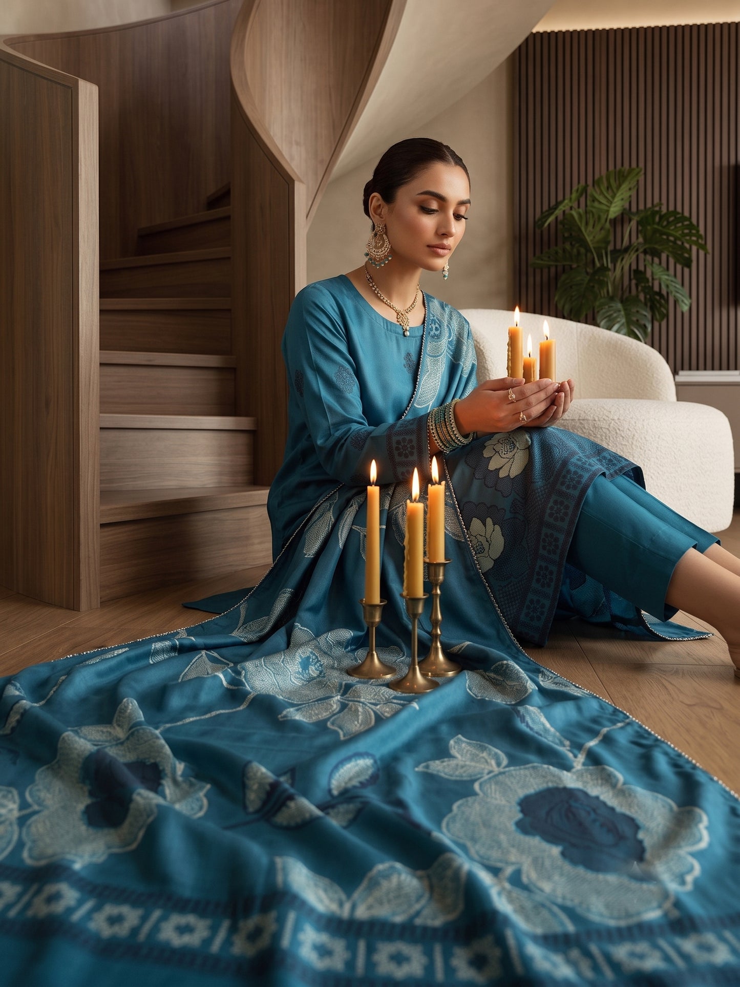 Cross Stitch Premium Printed Viscose 3PC
