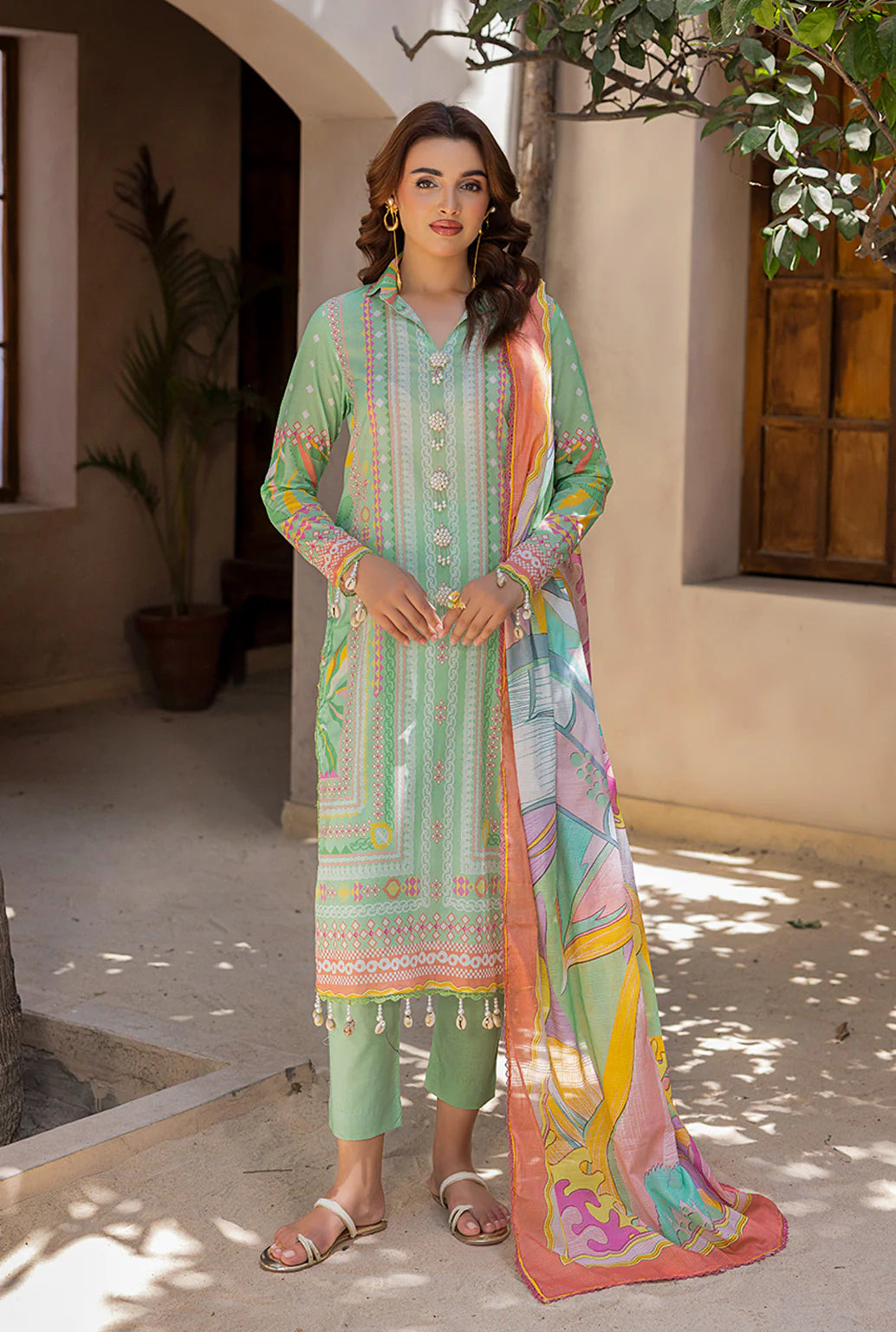 Naqsh Luxury Printed Lawn 3-PC
