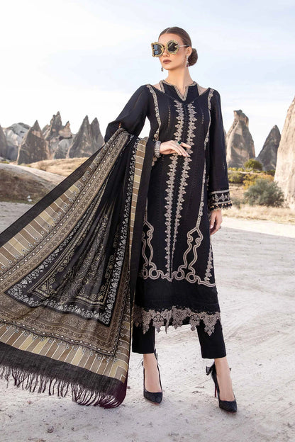 Maria B Print Emb Lawn 3-PC