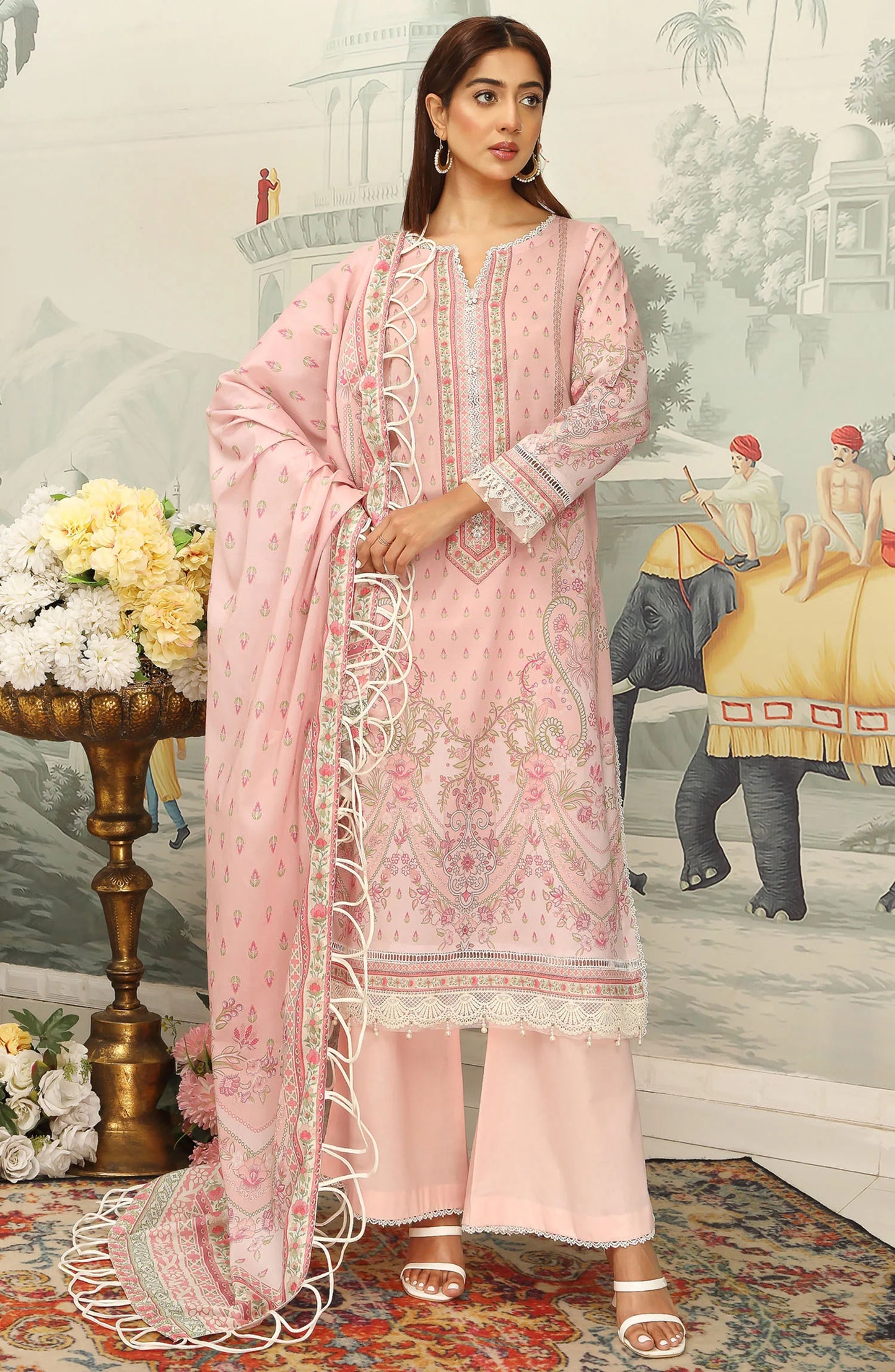 Mausummery Digital Printed Lawn 3PC