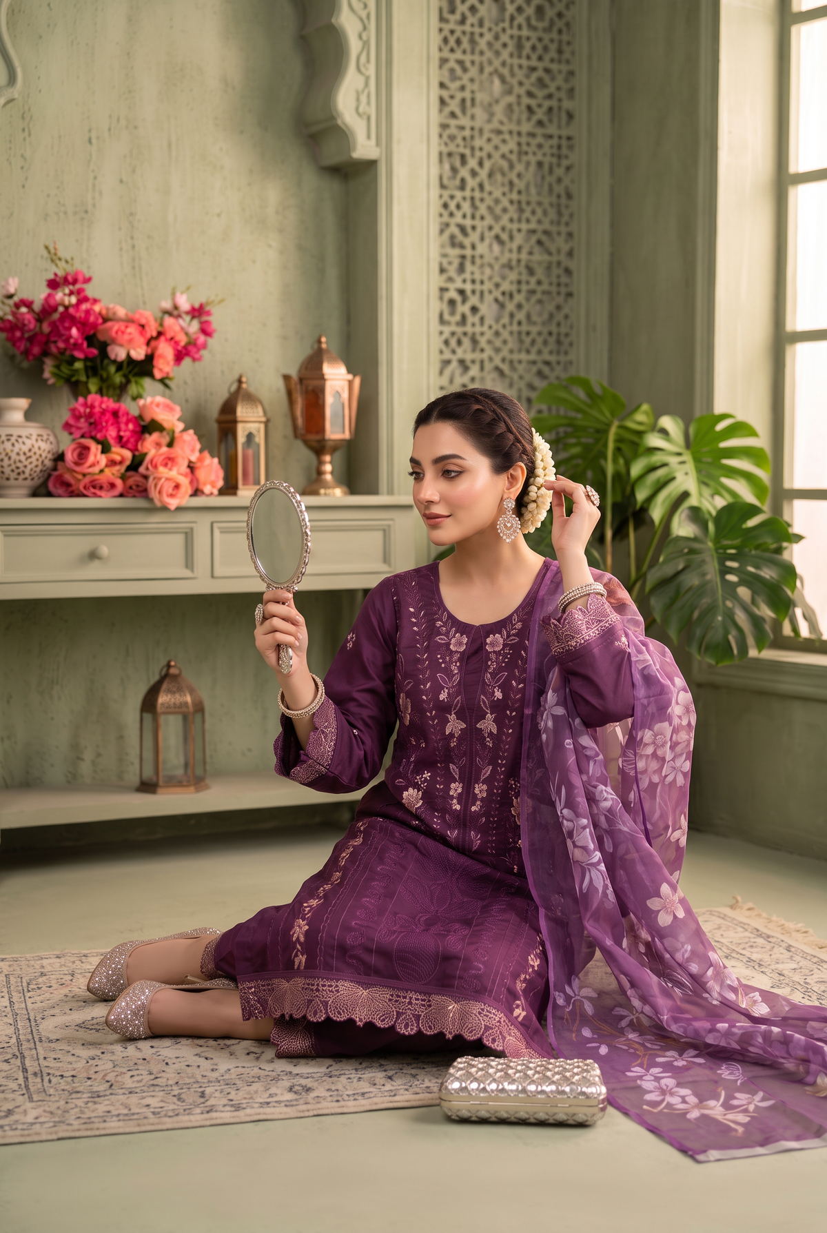Kehkashan By Anaya Noor Fully Emb Viscose 3PC