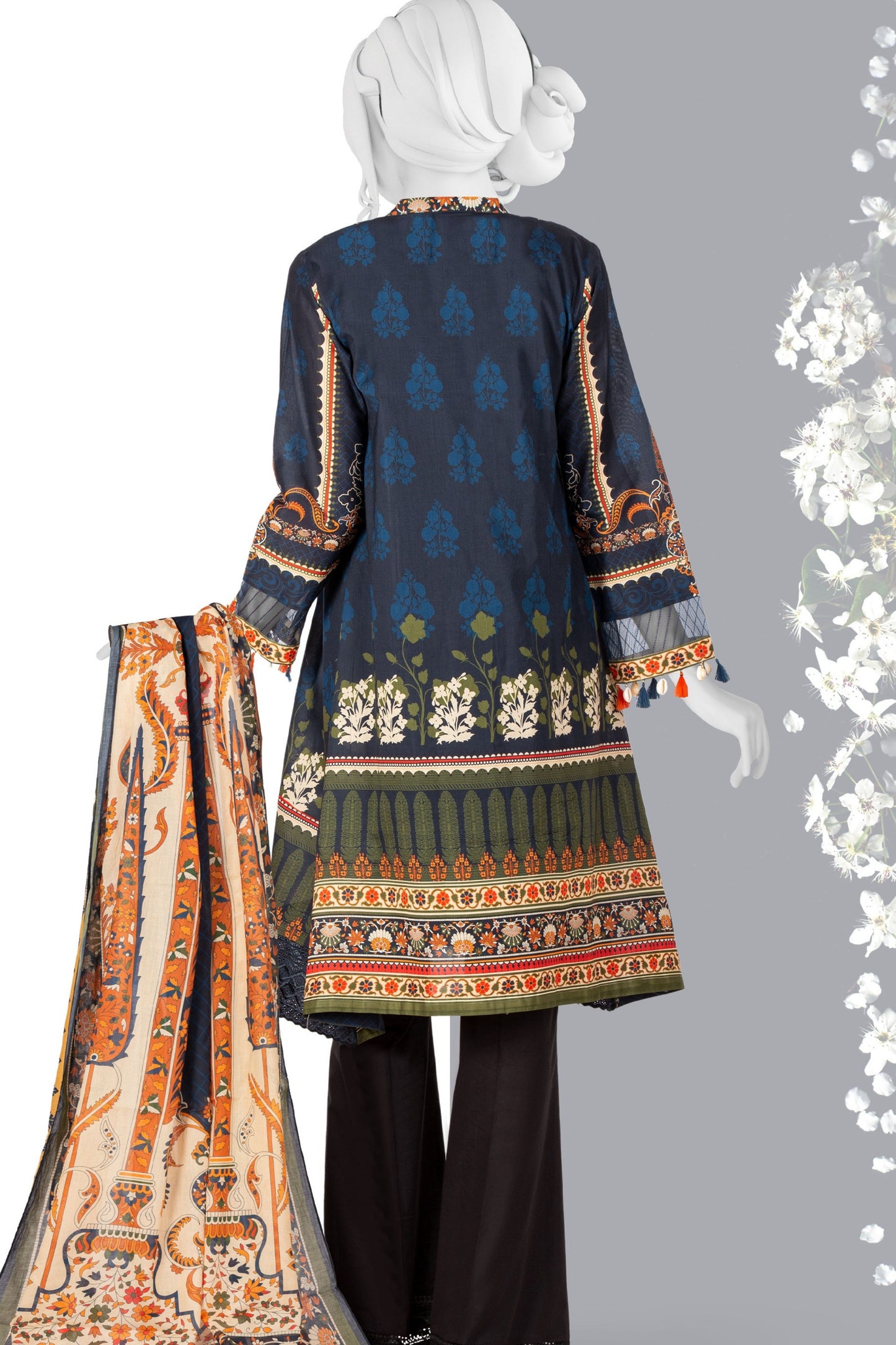 Panjnad By J. Printed Lawn 3PC