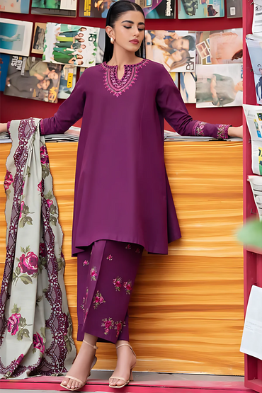 Sapphire Emb Luxury Lawn 3PC