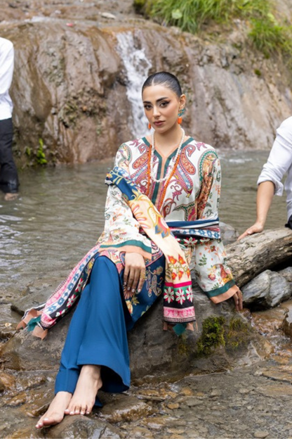 Rang-E-Gul By Paltar Printed Viscose 3PC