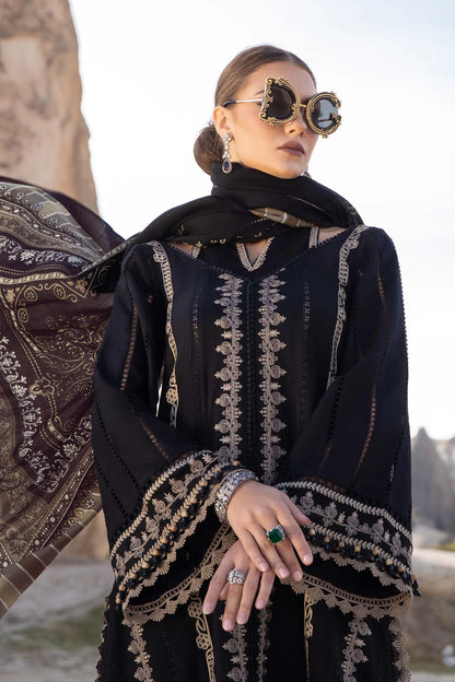 Maria B Print Emb Lawn 3-PC