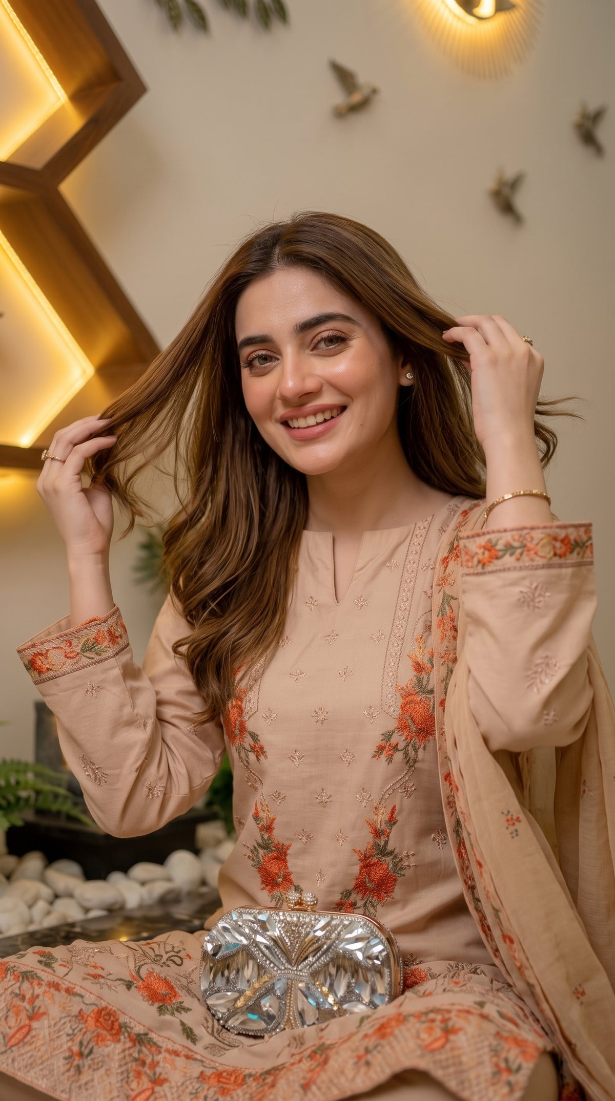 Halima By Anaya Noor Premium Emb Viscose 3PC