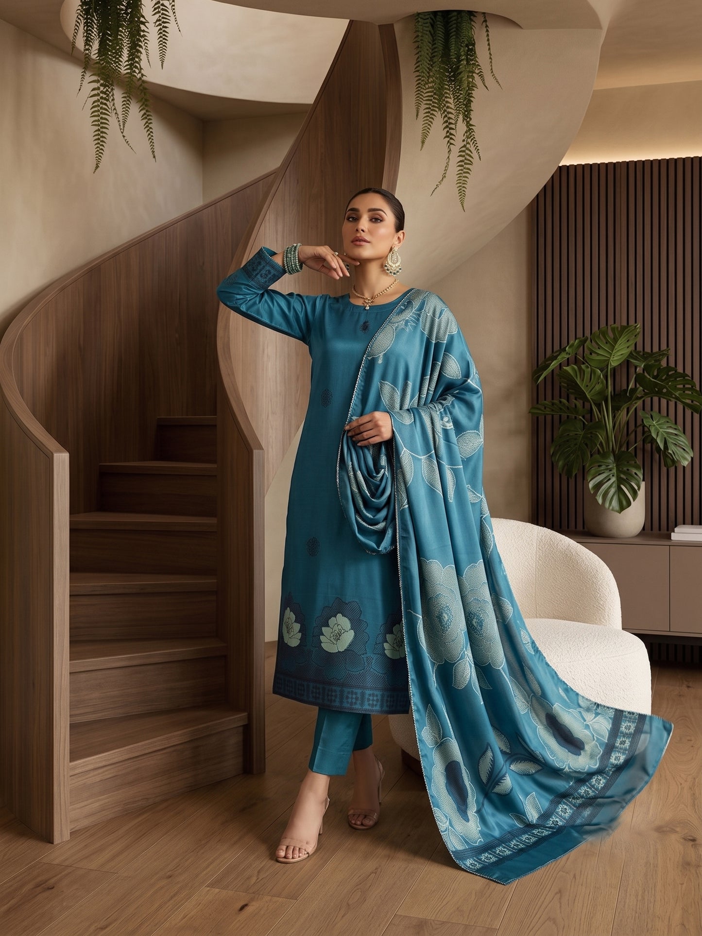 Cross Stitch Premium Printed Viscose 3PC