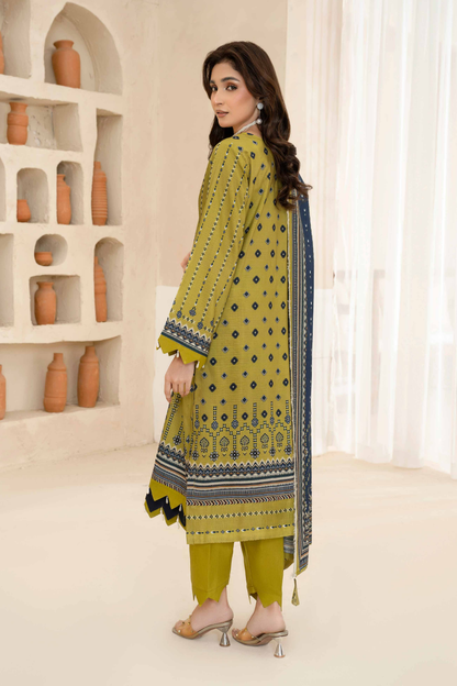 Esha Eshal by Bin Ilyas Premium Printed Viscose 3PC
