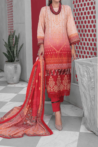 Denara By Anaya Noor Embroidered Slub Khaddar-3PC