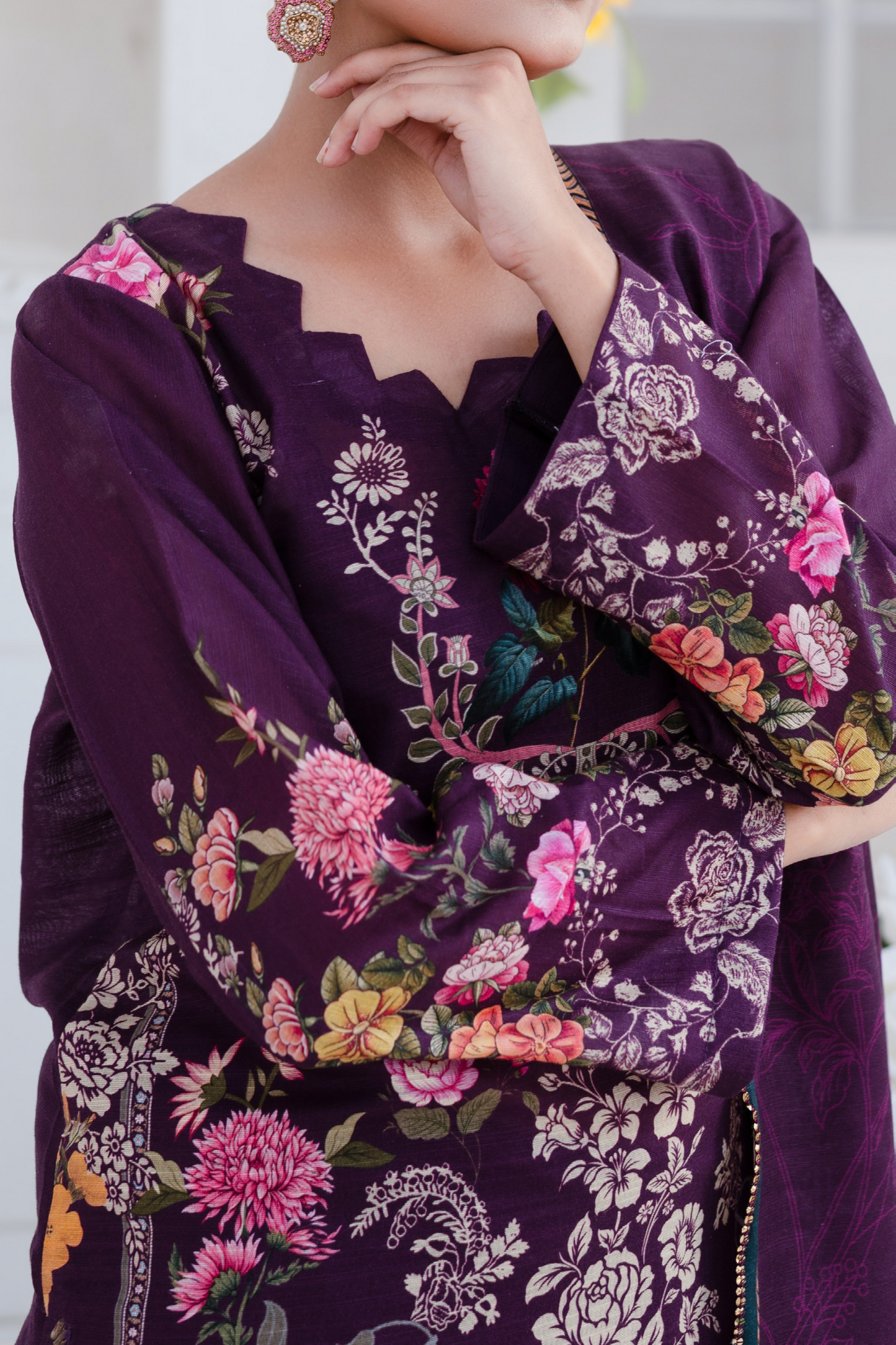 Mawra Essential Printed Khaddar 3PC