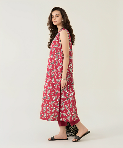 Sapphire Digital Printed Linen 3-PC