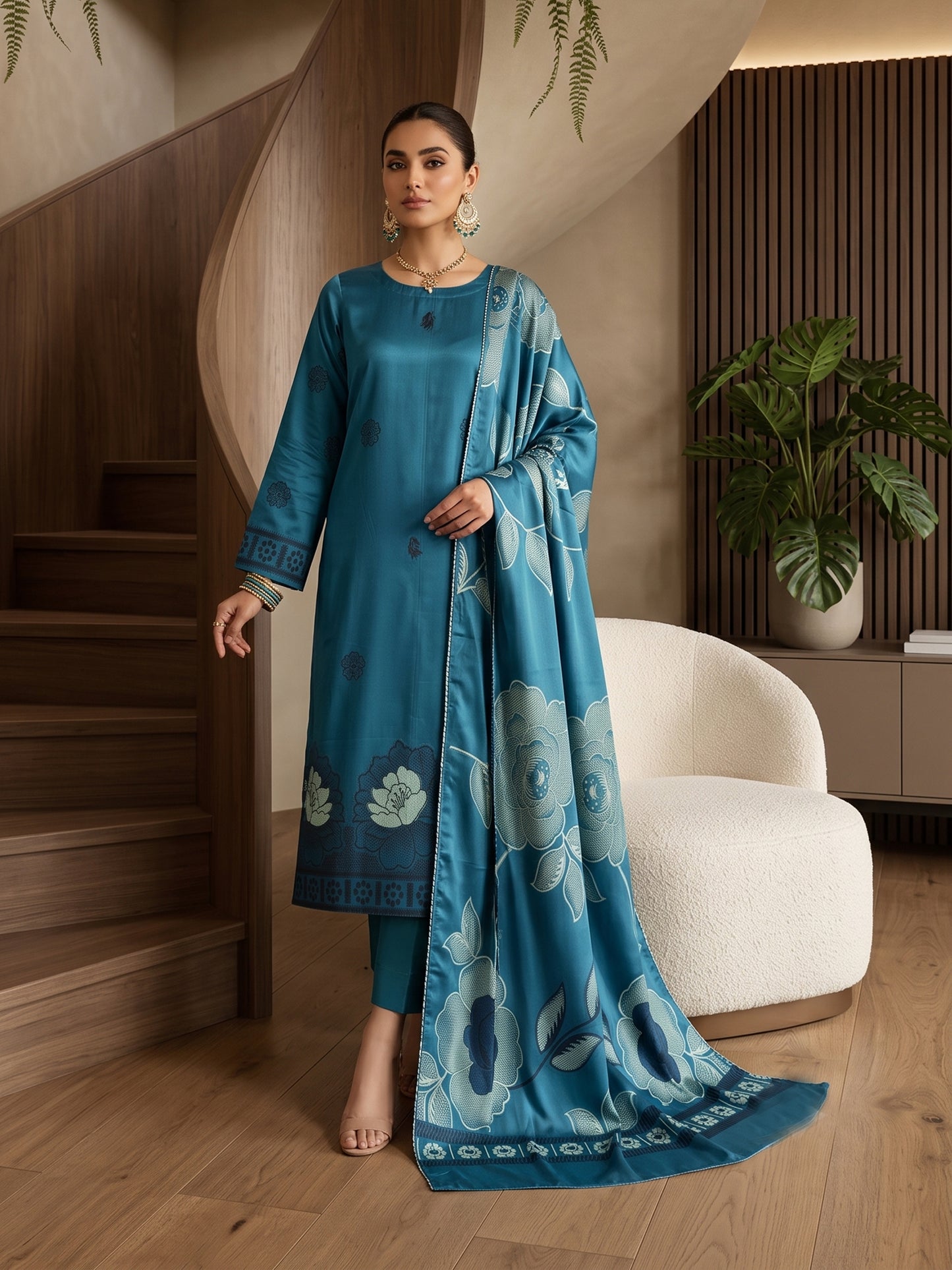 Cross Stitch Premium Printed Viscose 3PC