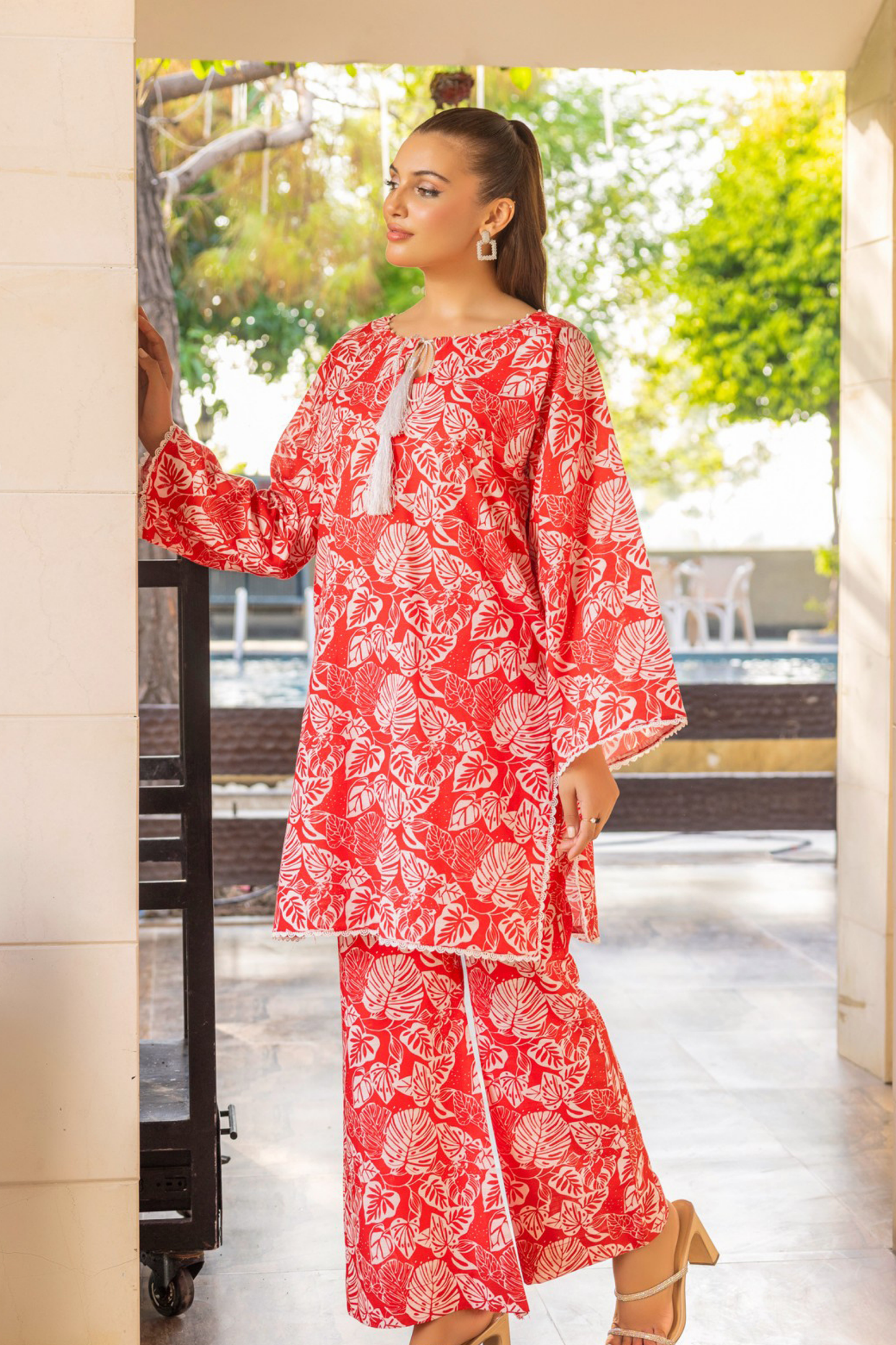 Raabi Digital Printed Khaddar 2PC