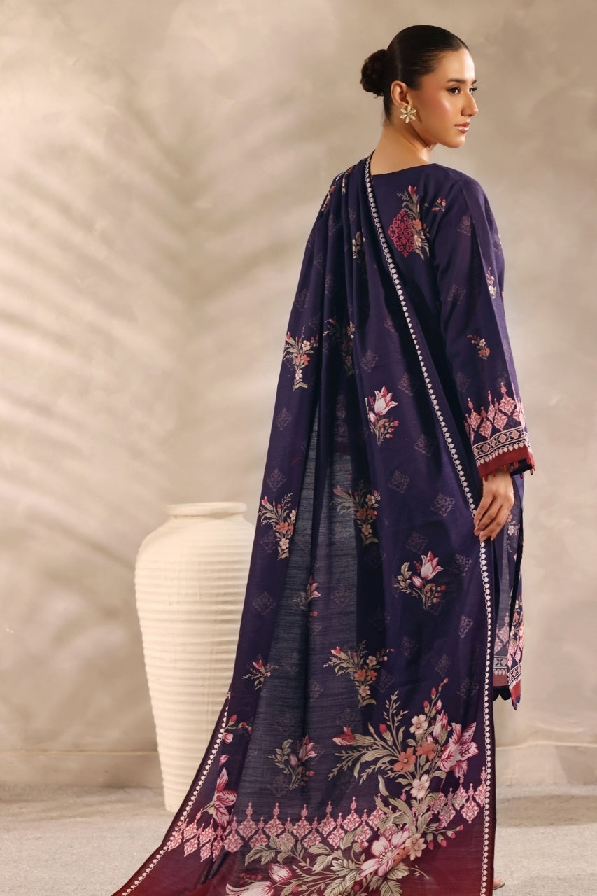 Winter Muse By Zarineh Digital Printed & Emb Khaddar 3PC