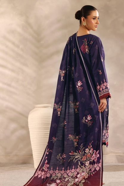 Winter Muse By Zarineh Digital Printed & Emb Khaddar 3PC