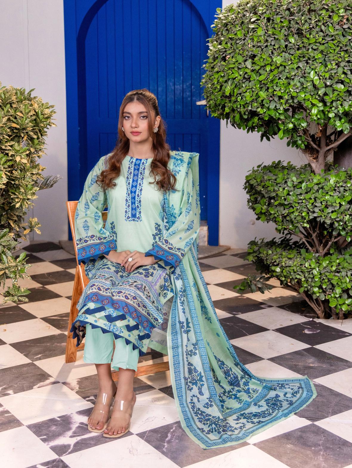 Rangoli By Janan Premium Printed Lawn 3PC