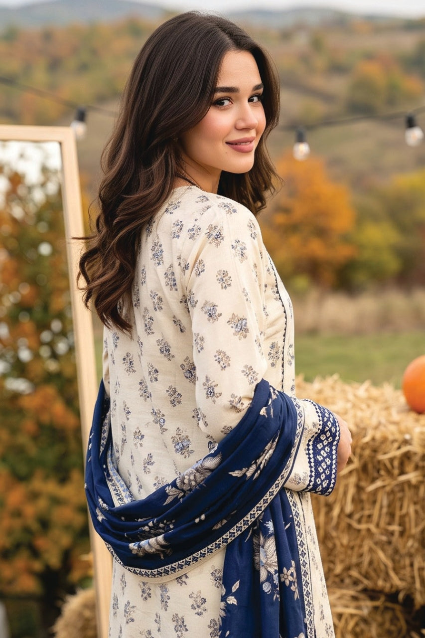 Salina By Regalia Digital Printed Khaddar 3PC