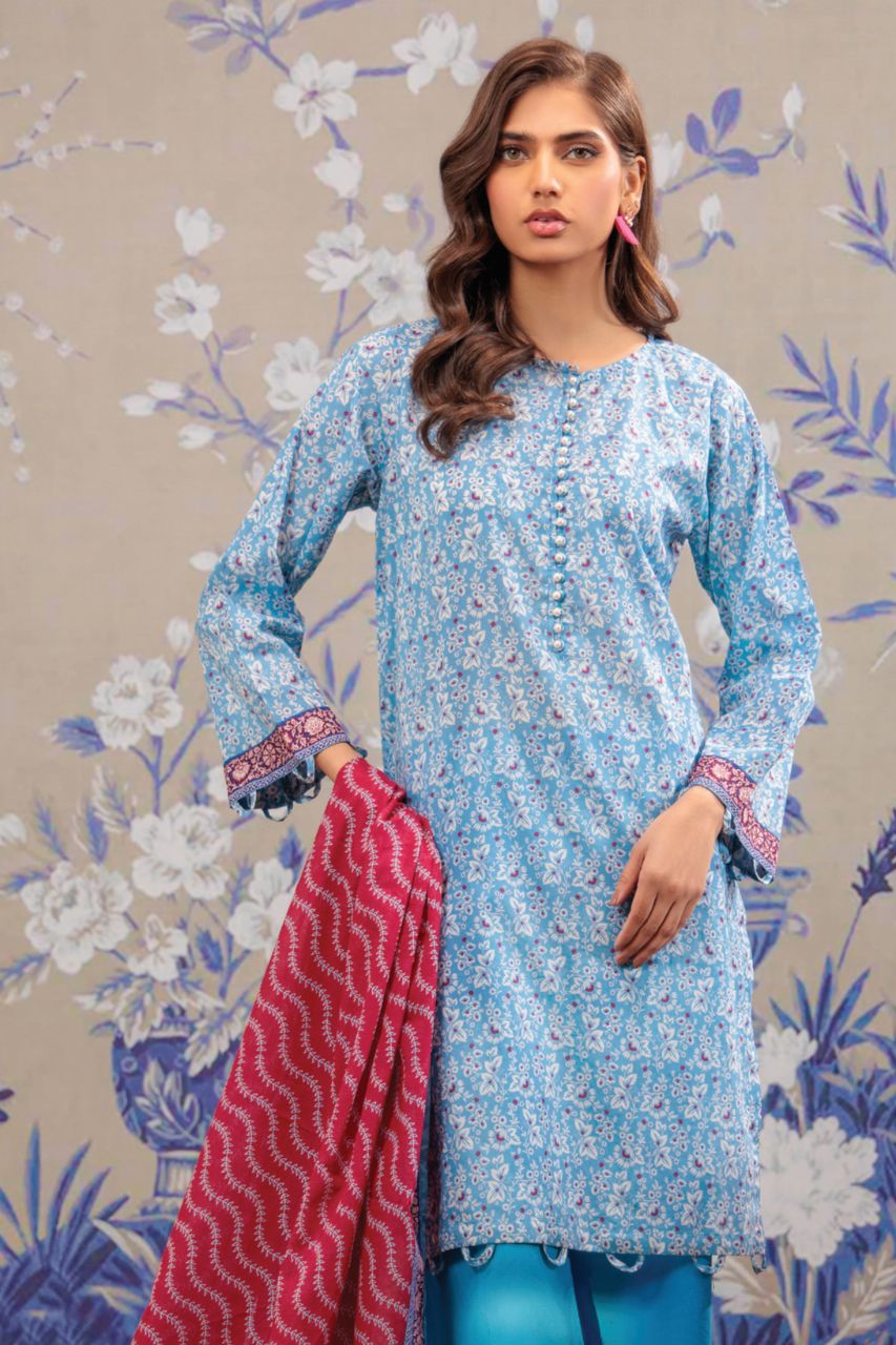 Orient Basic Printed Lawn 3PC