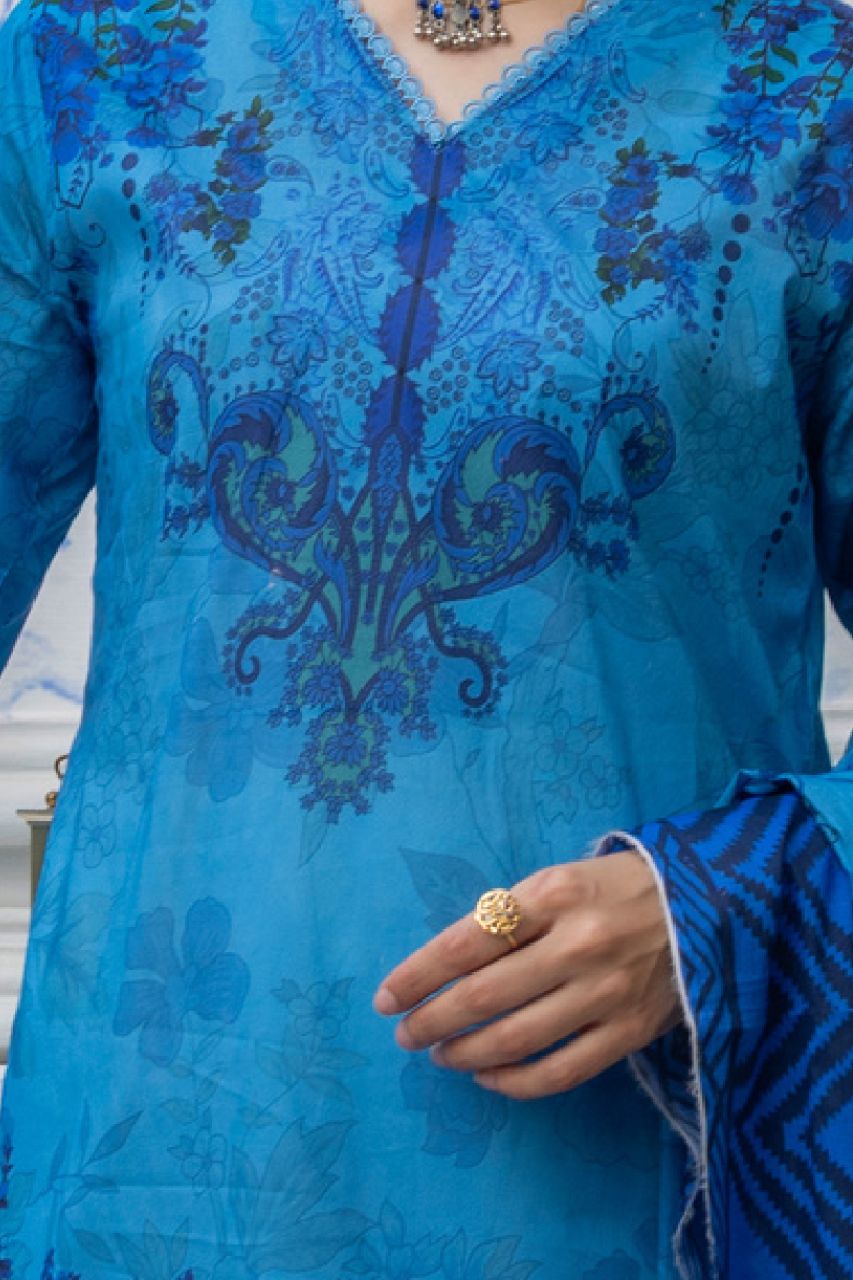 Rahat By Janan Digital Printed Lawn 3PC