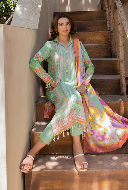 Naqsh Luxury Printed Lawn 3-PC