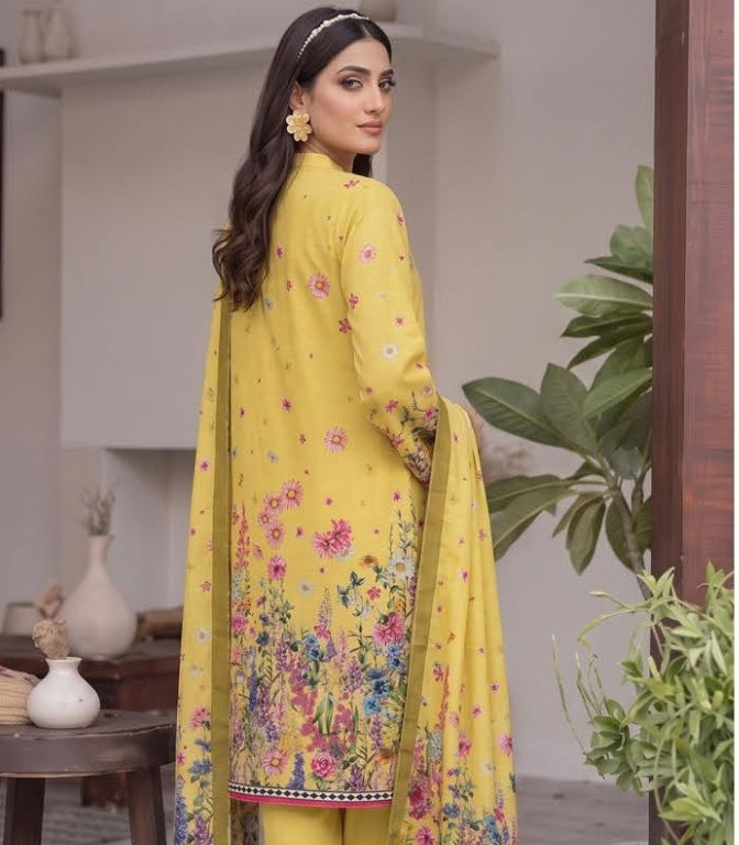 Mashaim Digital Printed Khaddar 3PC