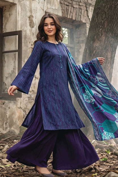 Zesh Digital Printed Khaddar 3PC