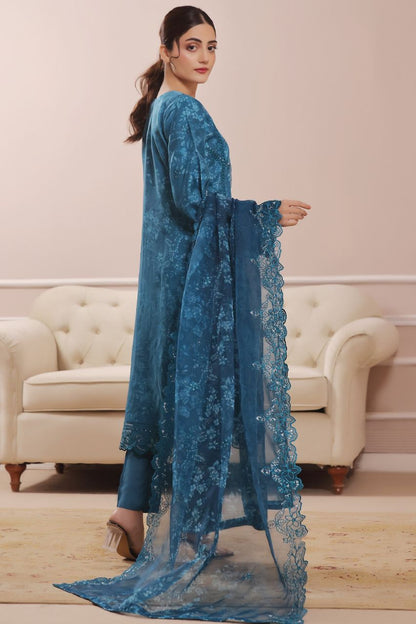 Sharjeena | Dressline | Semi-Stitched -Organza