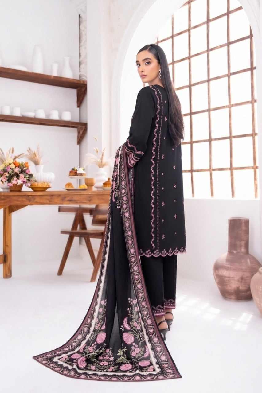 Mannat By Shanaya Digital Printed Stone Linen 3PC