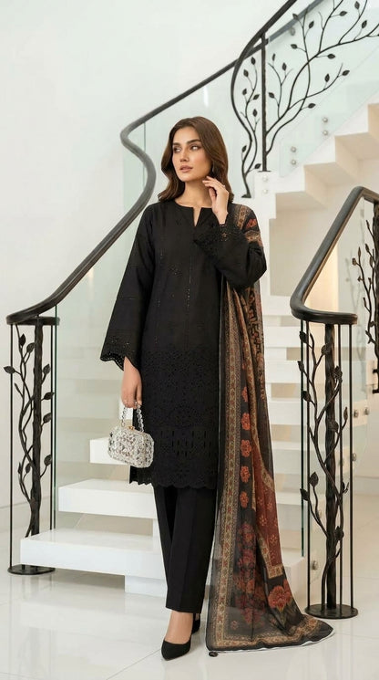 Dream Stone By Anaya Noor Full Heavy Emb Viscose 3PC