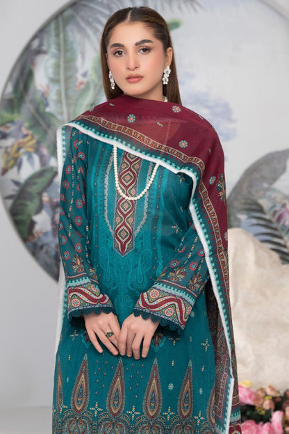 Mojo Berry By Marooj Digital Printed Lawn 3PC