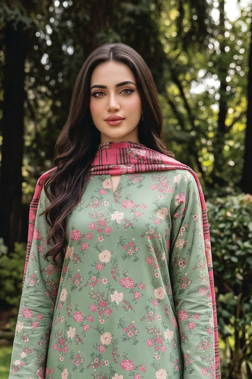 Zesh Digital Printed Khaddar 3PC