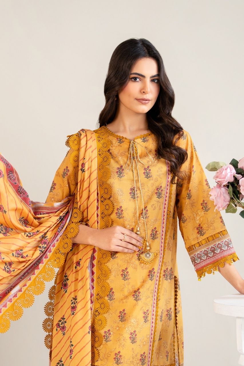 Mausummery Printed Lawn 3-PC