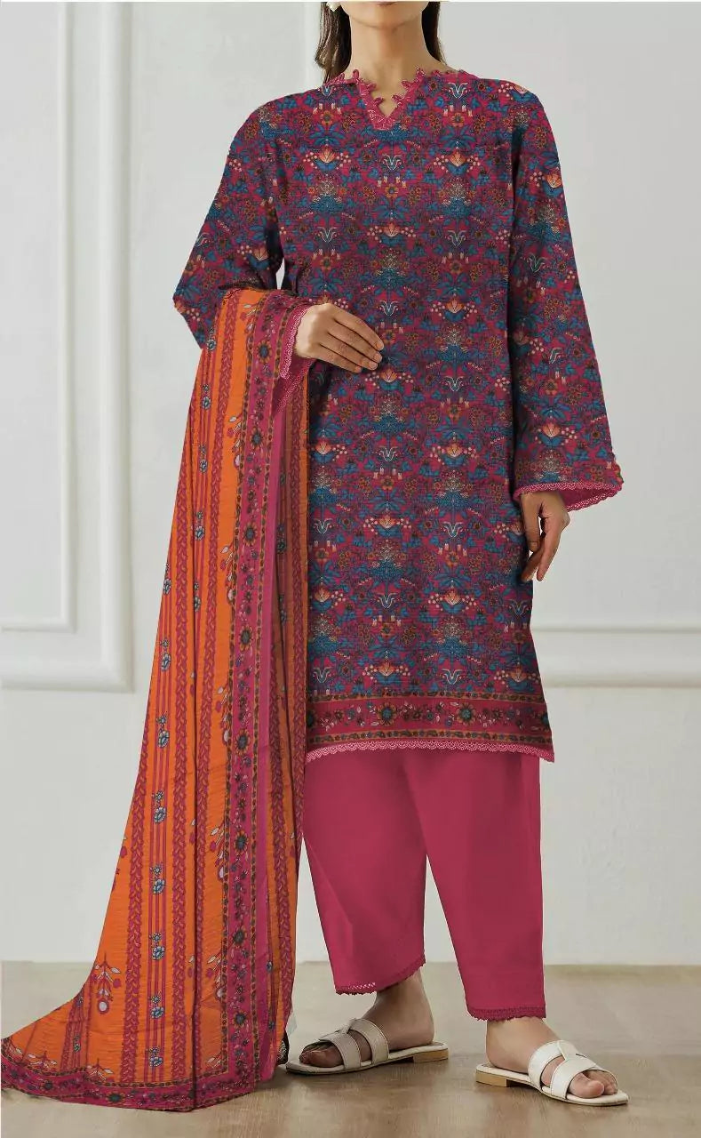 Guftagu By Orient Summer Digital Printed Lawn 3PC